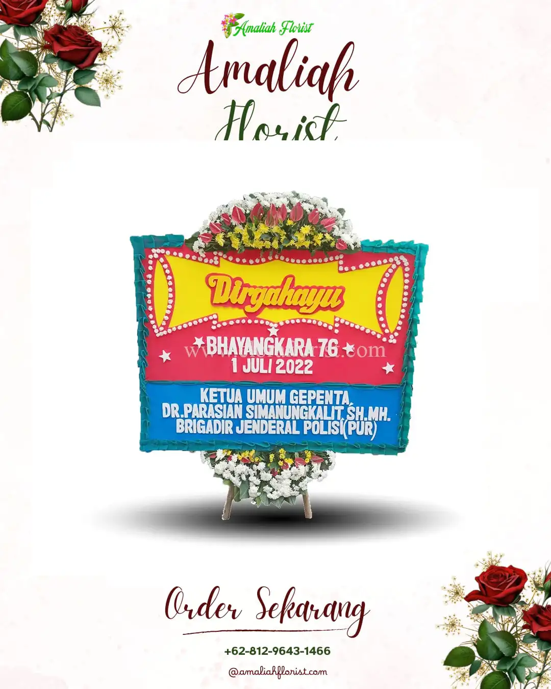 Papan Bunga HUT Ulang Tahun Mandalajati